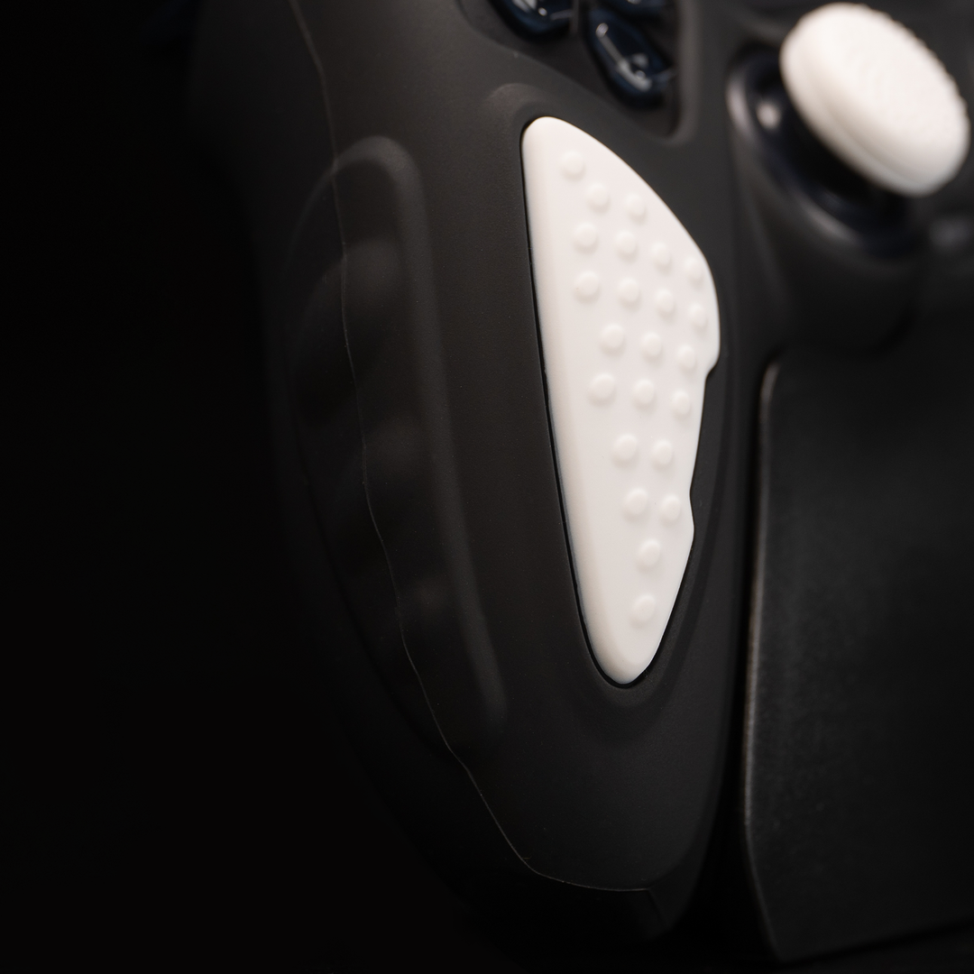 PlayVital Anti-Slip Silicone Case for PS5 Controller Black/White