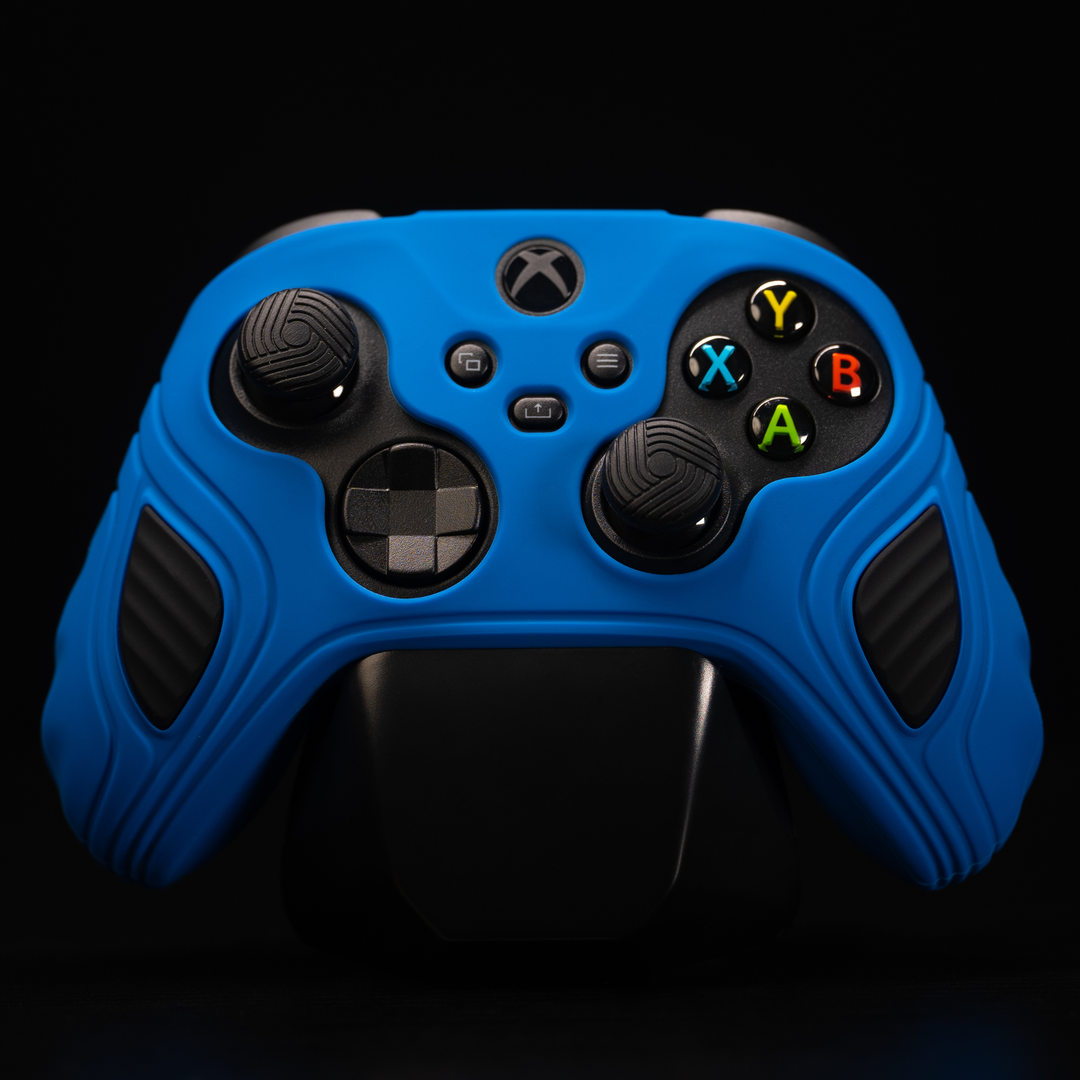 PlayVital Anti-Slip Silicone Case for Xbox Series X/S Controller Blue/Black