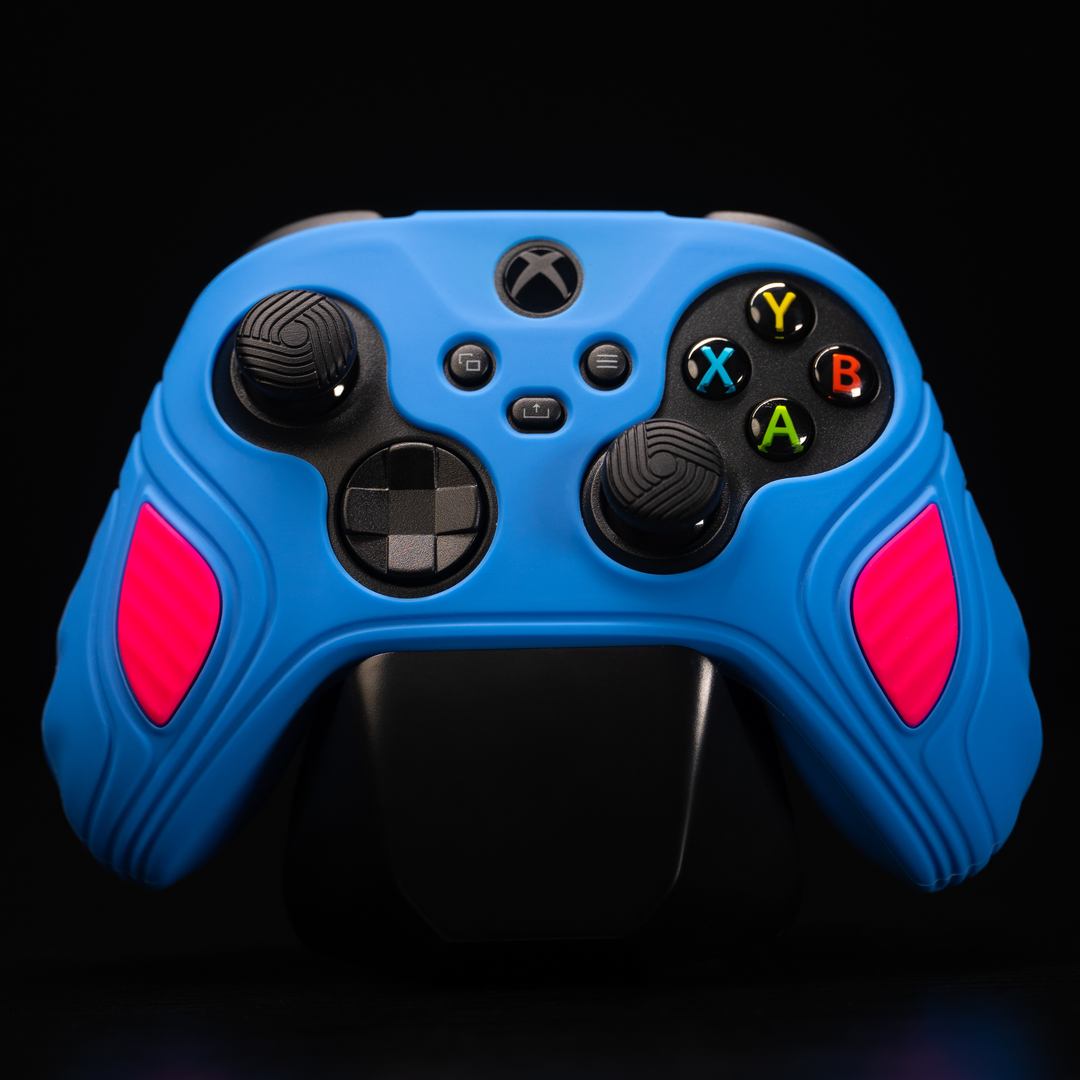 PlayVital Anti-Slip Silicone Case for Xbox Series X/S Controller Blue/Pink