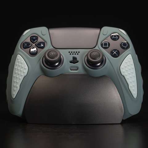 PlayVital Anti-Slip Silicone Case for PS5 Controller Dark Green