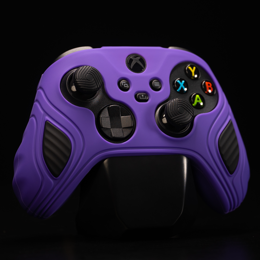 PlayVital Anti-Slip Silicone Case for Xbox Series X/S Controller Purple/Black