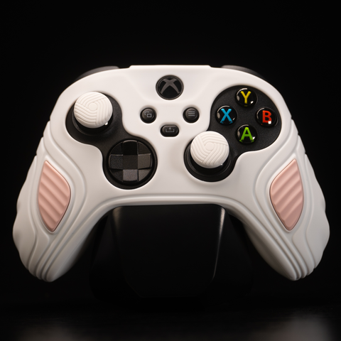 PlayVital Anti-Slip Silicone Case for Xbox Series X/S Controller White/Pink