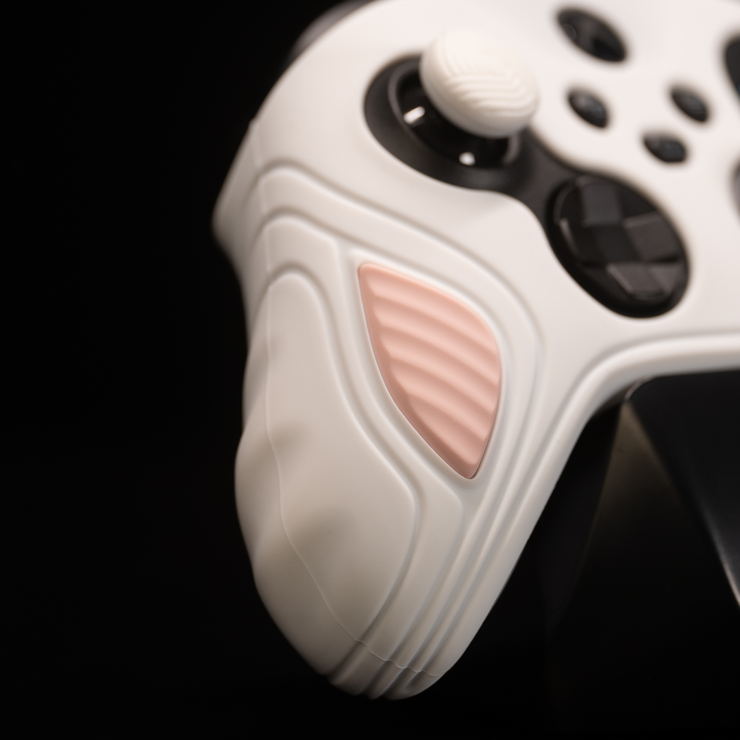 PlayVital Anti-Slip Silicone Case for Xbox Series X/S Controller White/Pink