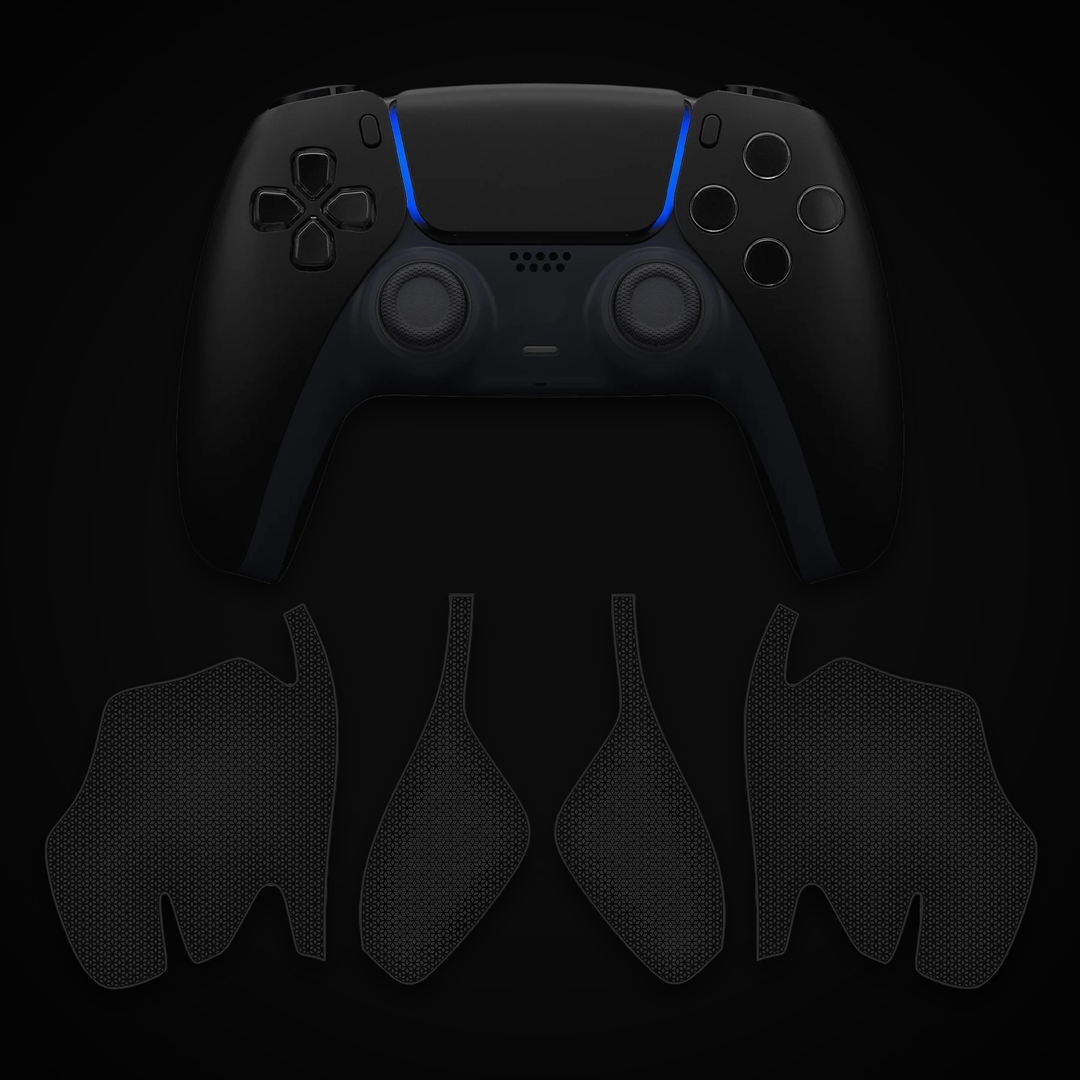 PS5 Black Controller Anti-Slip Rubber Grip Sticker