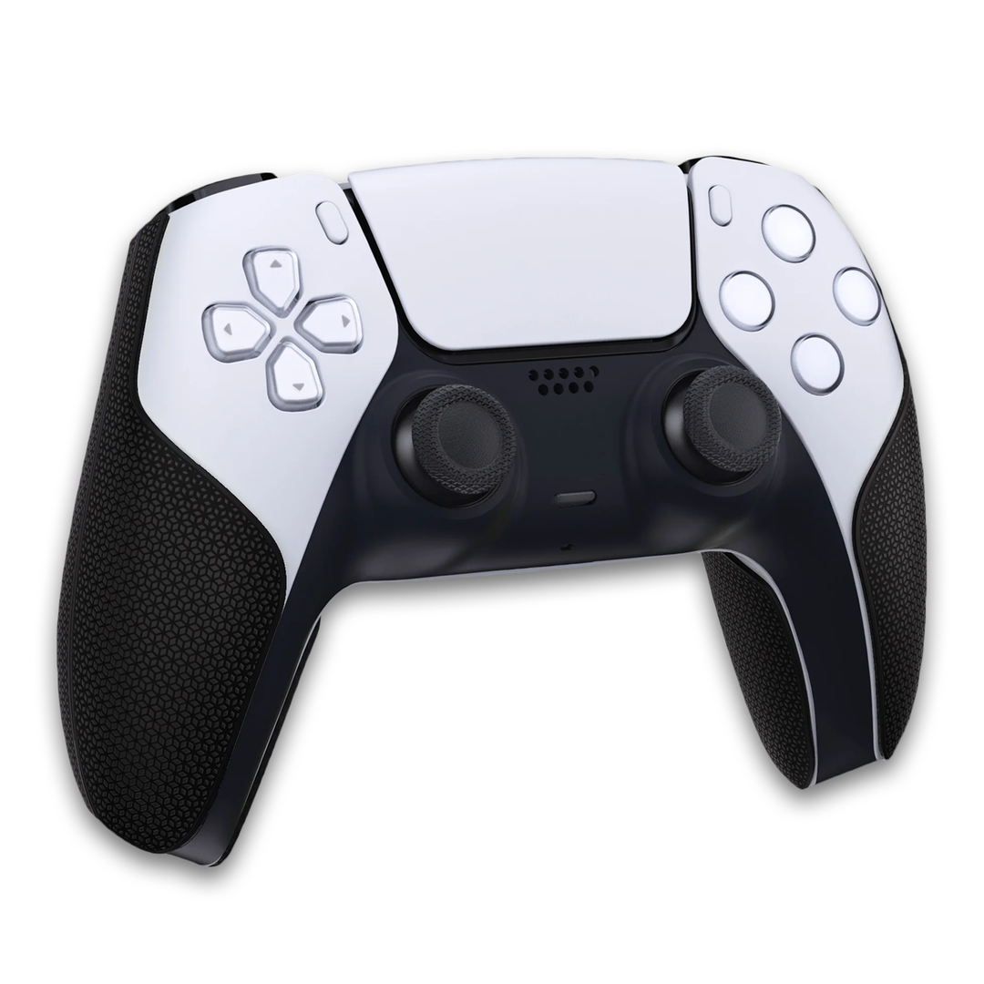 PS5 Black Controller Anti-Slip Rubber Grip Sticker Sweat Absorbent