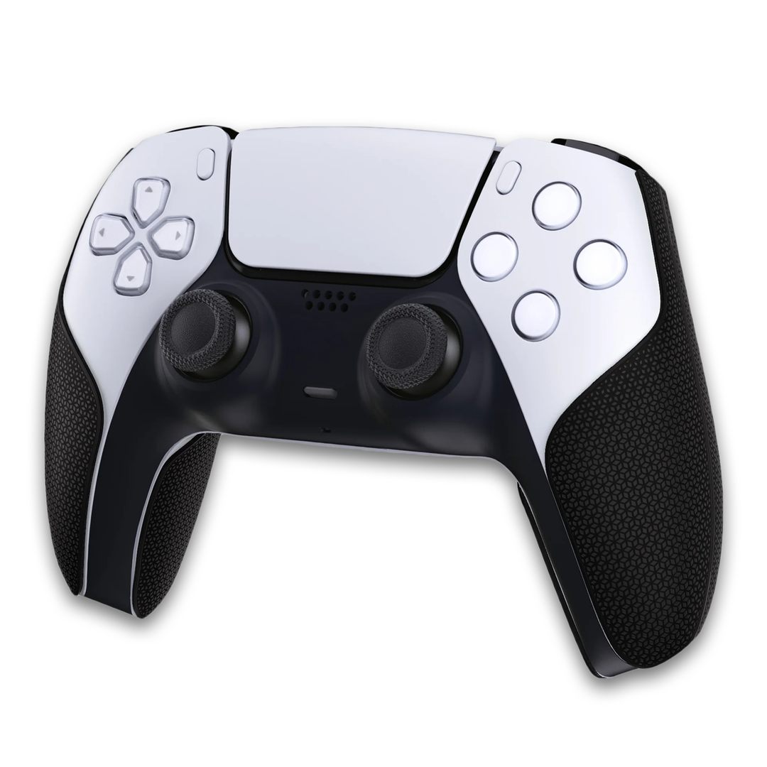 PS5 Black Controller Anti-Slip Rubber Grip Sticker Sweat Absorbent