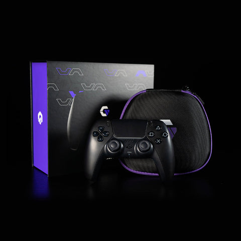 Black PS5 Pro (4 Remappable Back Buttons + Mouse Click Triggers & Bumpers)