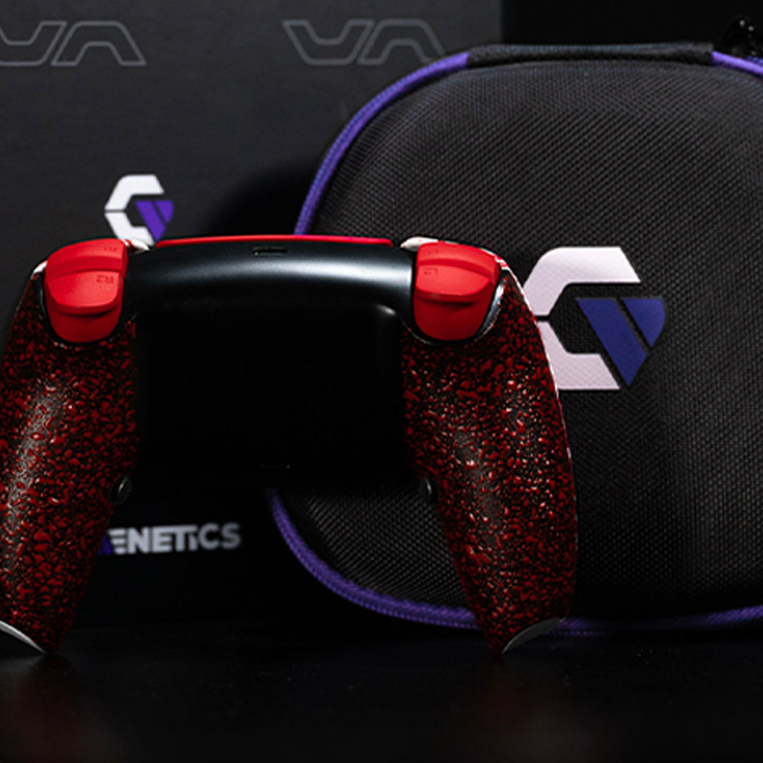 Blood Splatter PS5 Pro (2 Back Buttons + Mouse Click Triggers & Bumpers)