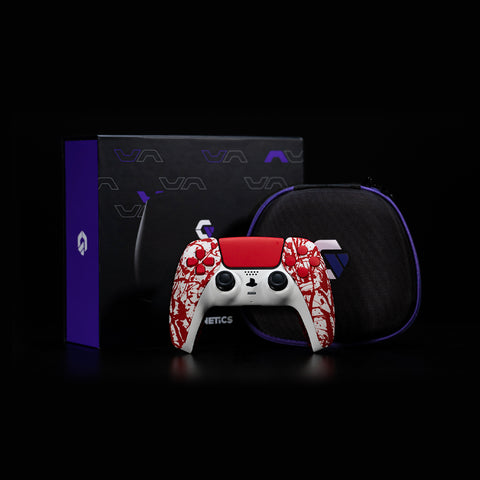 Blood Splatter PS5 Pro (2 Back Buttons + Mouse Click Triggers & Bumpers)