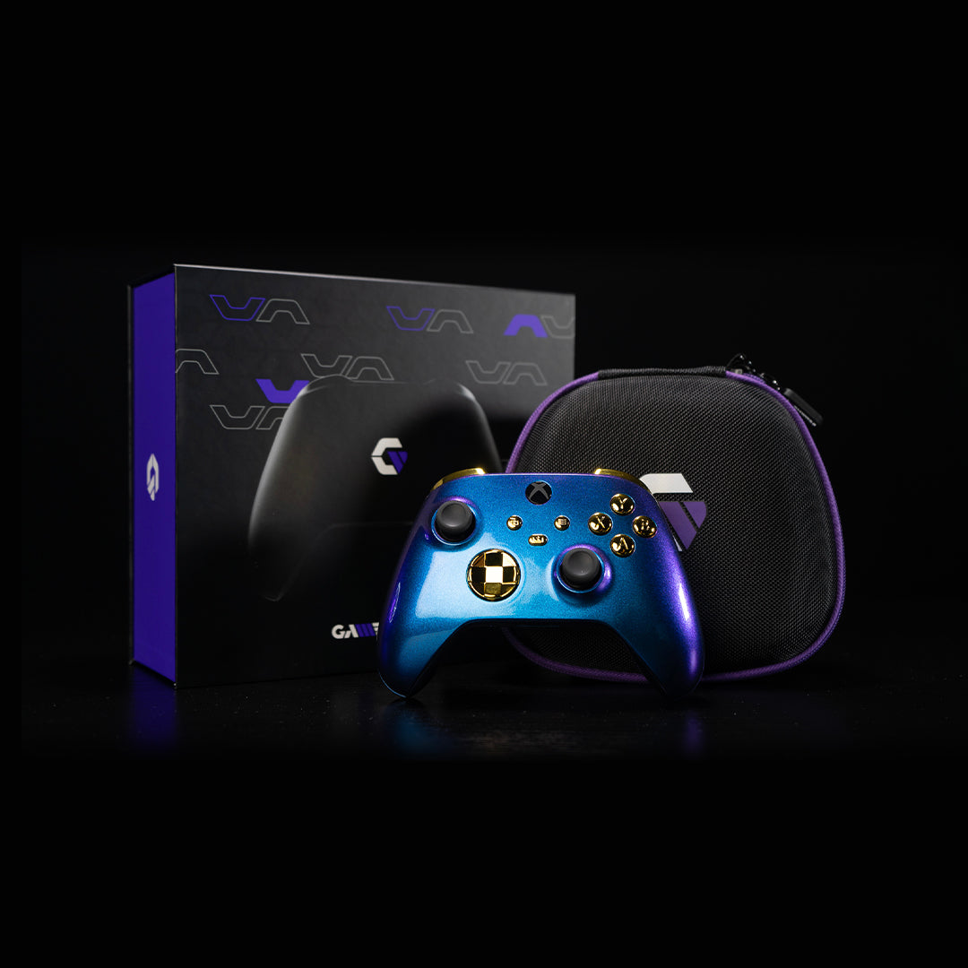 Colorshift Aqua Violet Chrome Gold Xbox Series X|S