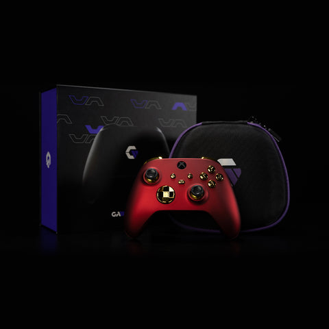 Crimson Red Chrome Gold Xbox Series X|S