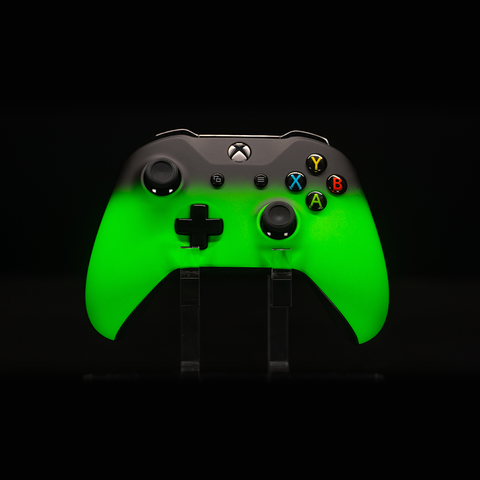 Used Xbox Matte Green Black Fade