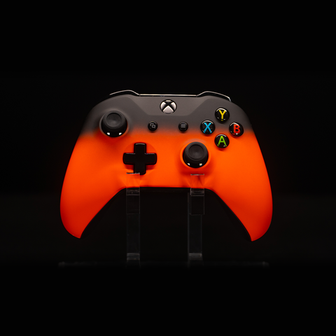 Used Xbox Orange Black Fade