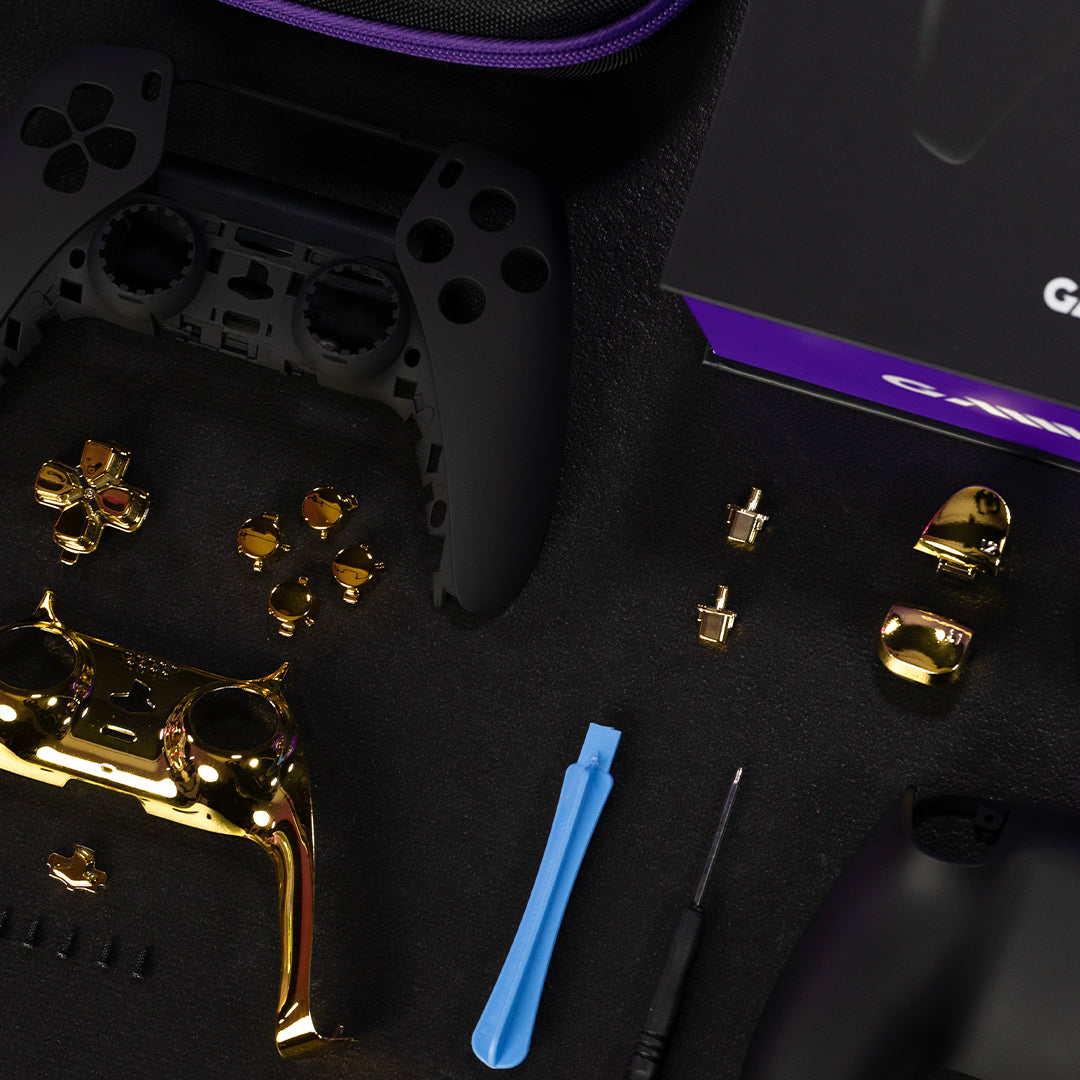 Black & Gold PS5 DIY Kit