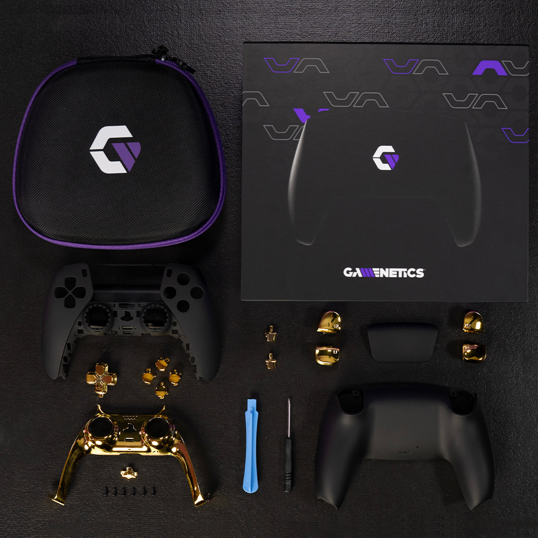 Black & Gold PS5 DIY Kit
