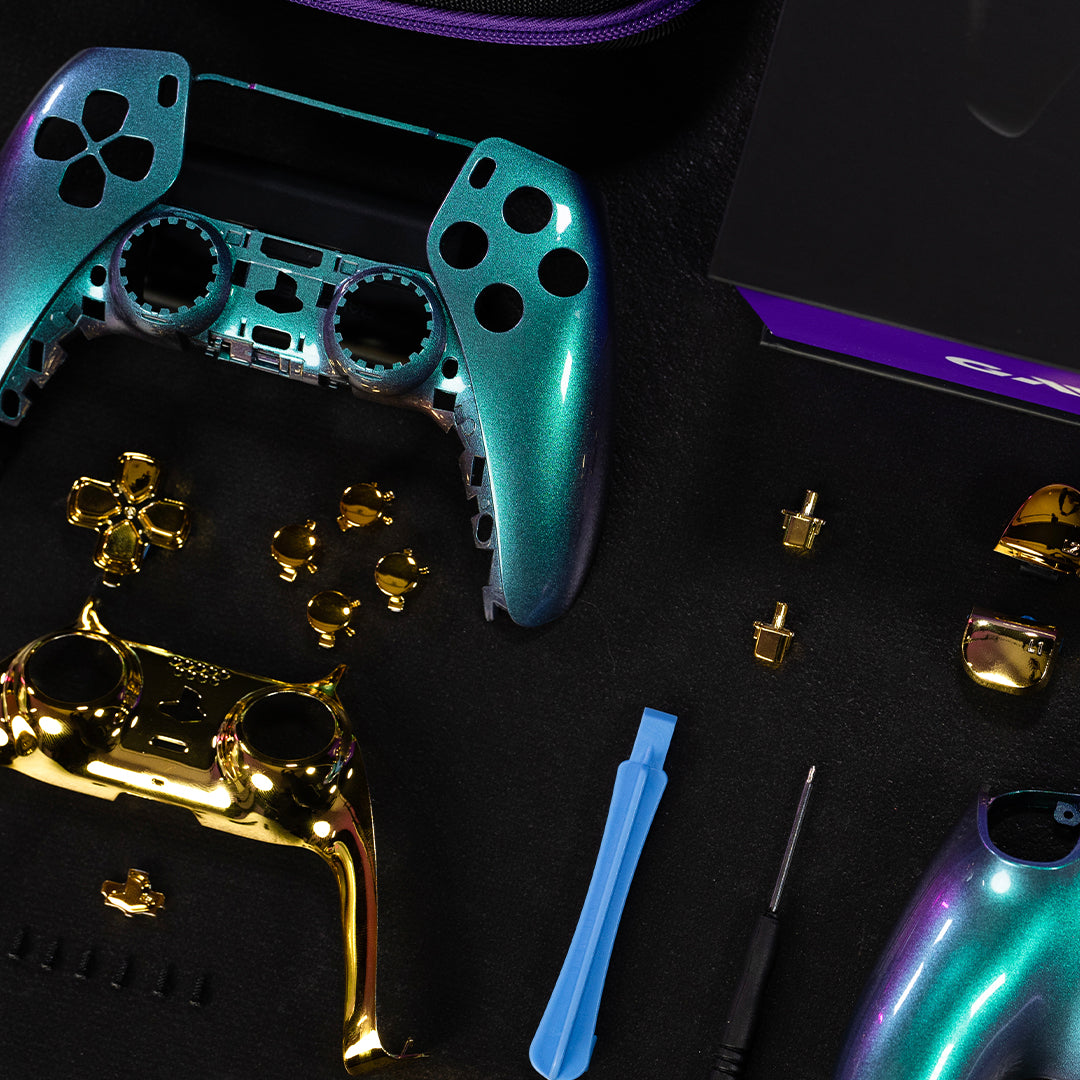 Colorshift Cosmic Crush & Gold PS5 DIY Kit