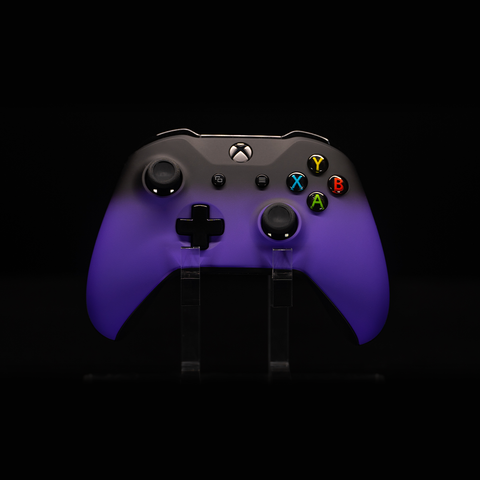 Used Xbox Matte Purple Black Fade