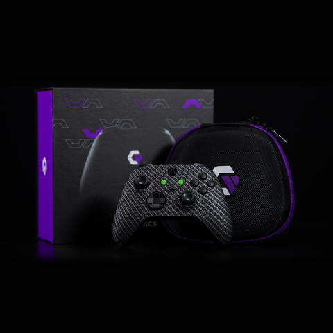 Matte Black Carbon with Green Accents Xbox Series X|S