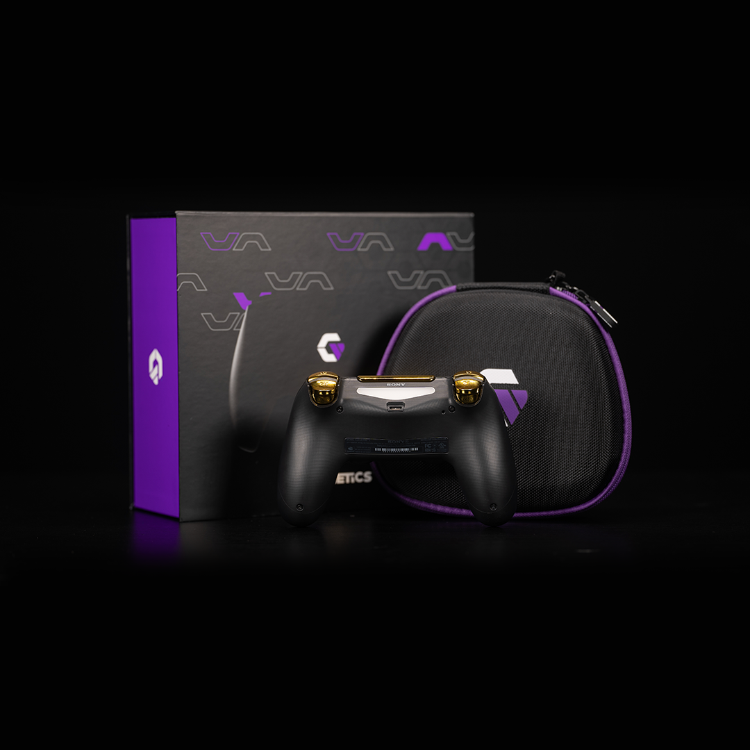 Black/Gold PS4 Controller