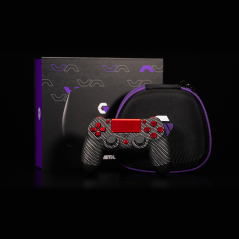 Crimson Red Carbon PS4