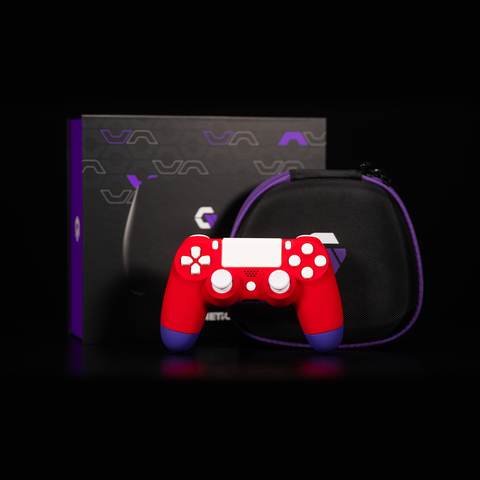 Red Purple PS4 with Interchangeable Sticks
