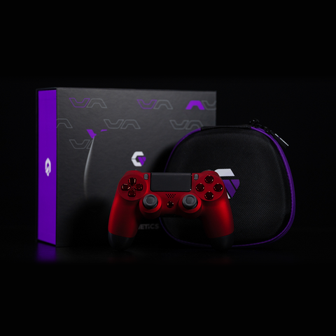 Crimson Red Ruby Red Chrome PS4
