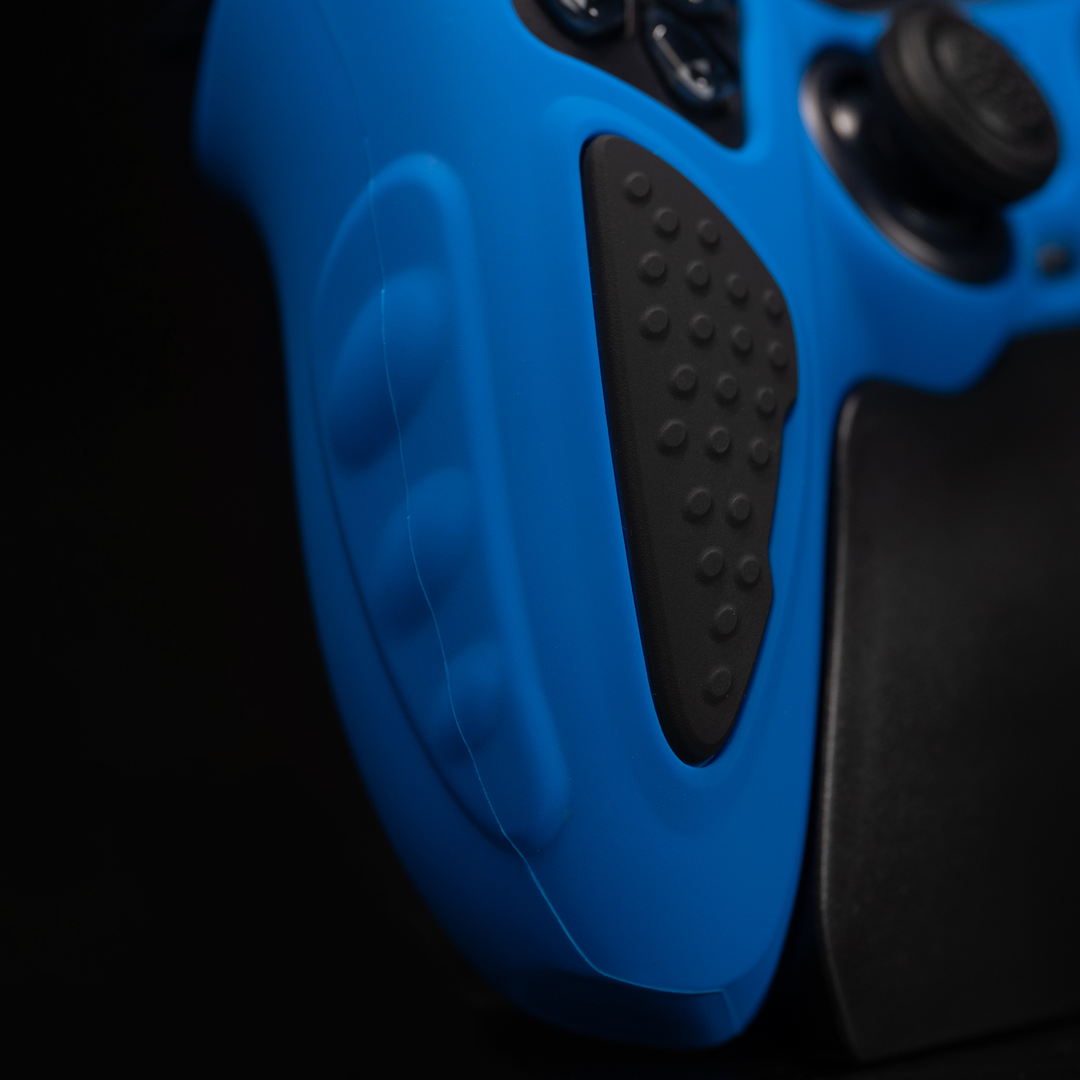 PlayVital Anti-Slip Silicone Case for PS5 Controller Blue/Black