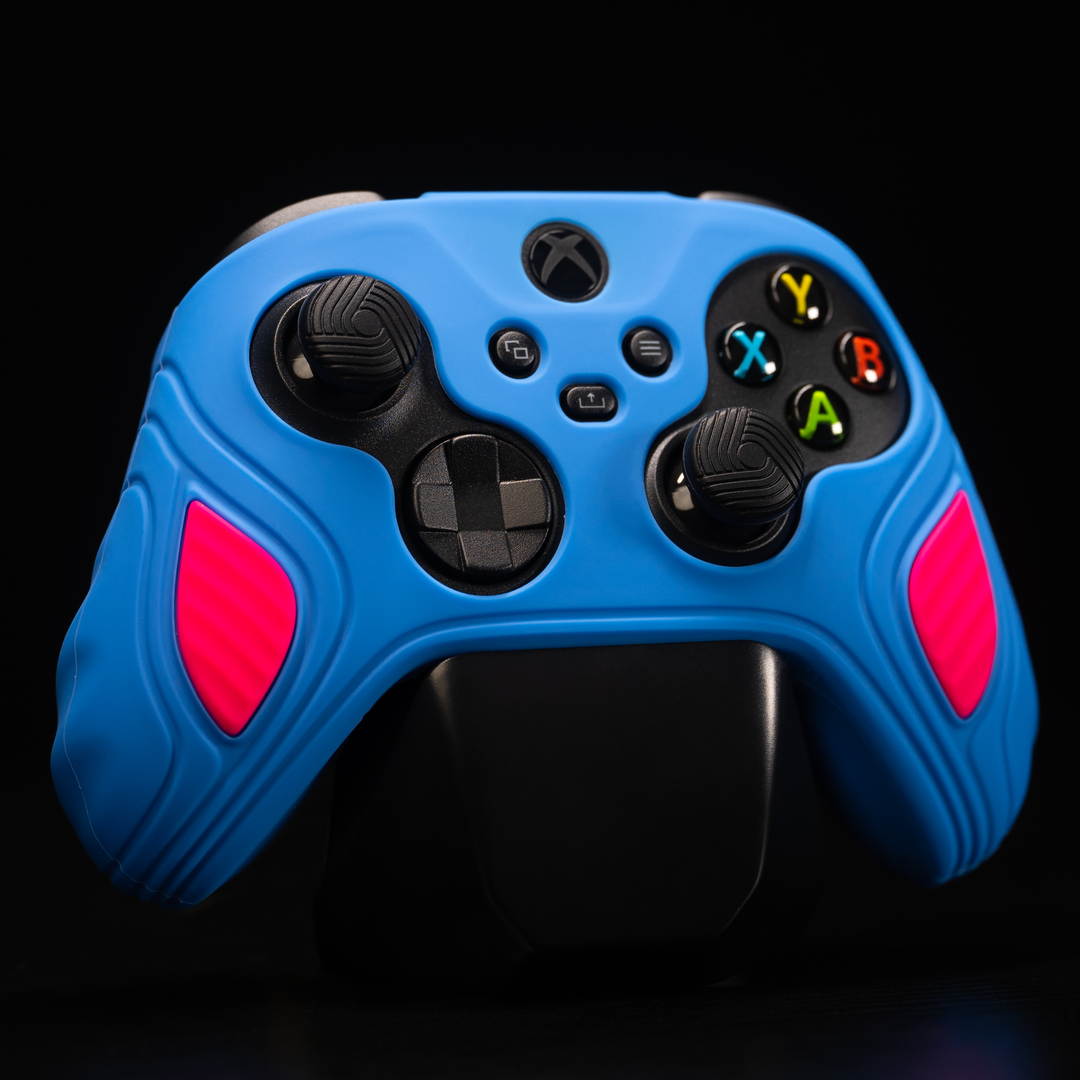 PlayVital Anti-Slip Silicone Case for Xbox Series X/S Controller Blue/Pink