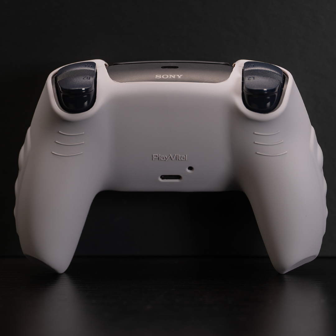 PlayVital Anti-Slip Silicone Case for PS5 Controller Grey