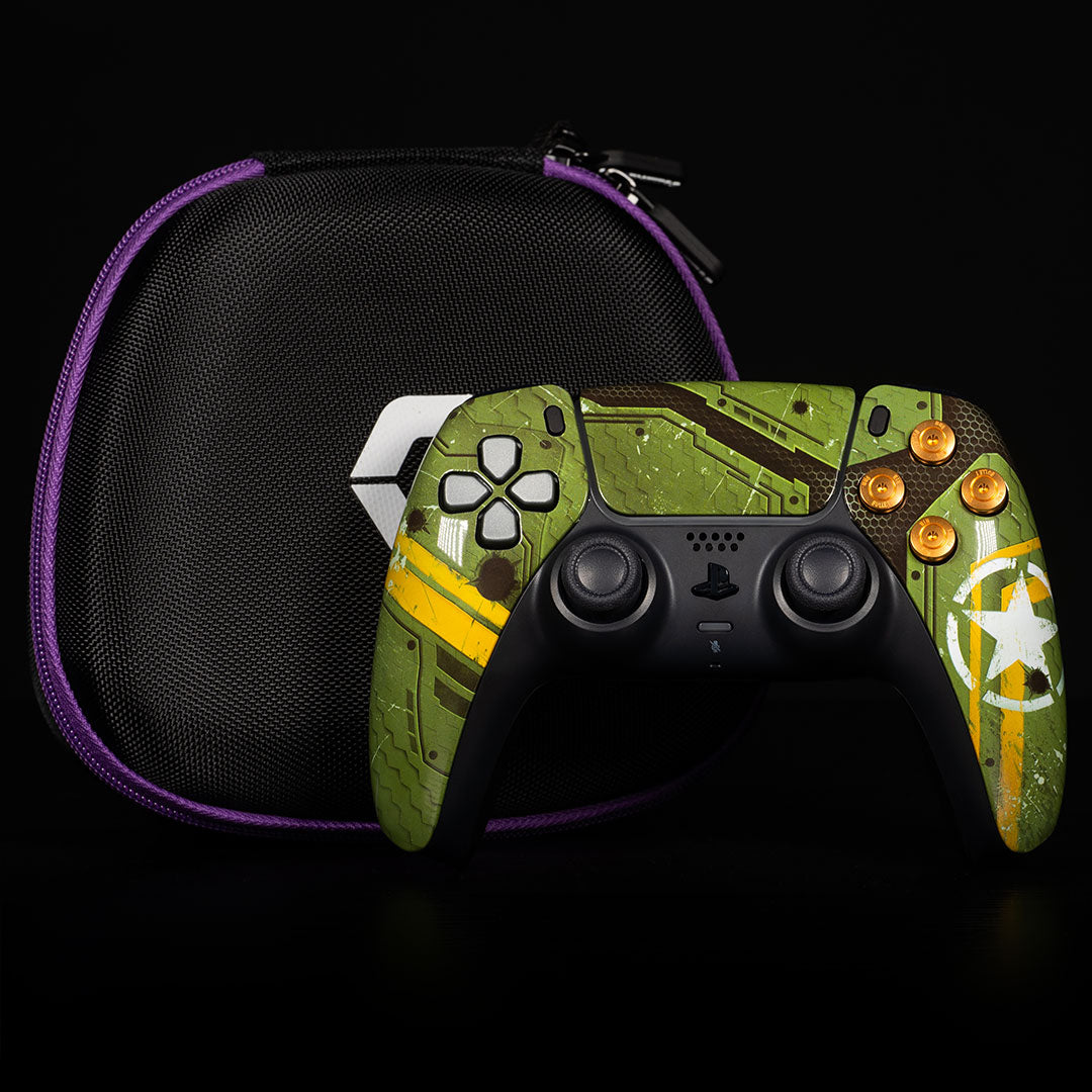 Military Green Gold PS5