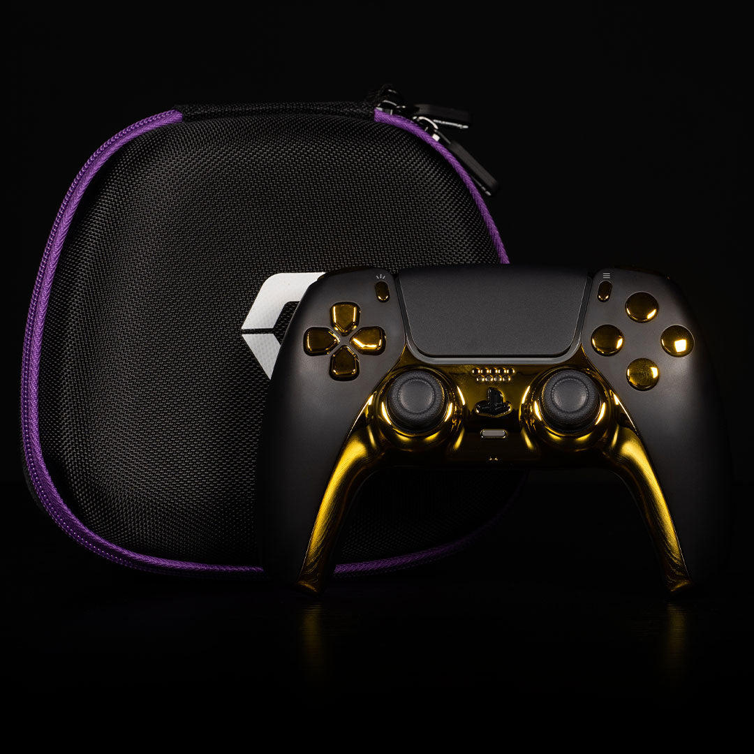 Black Chrome Gold PS5