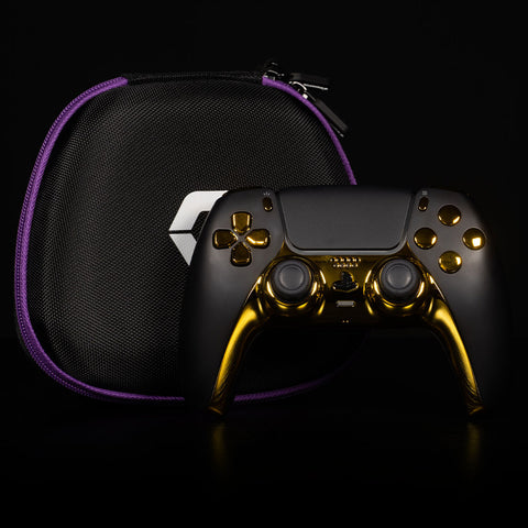 Chrome Gold Black PS5 Pro Mouse Click Triggers & Bumpers
