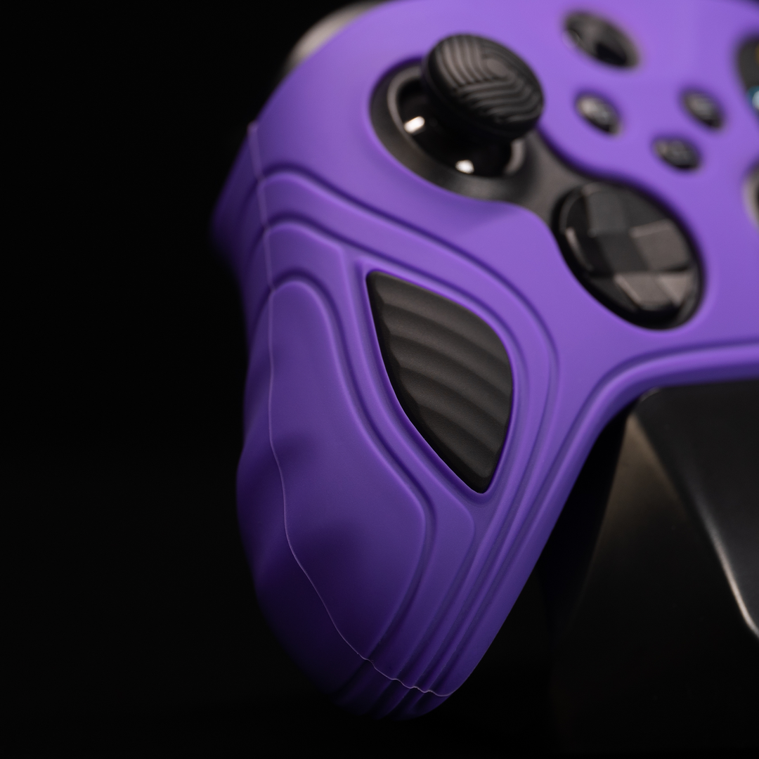 PlayVital Anti-Slip Silicone Case for Xbox Series X/S Controller Purple/Black