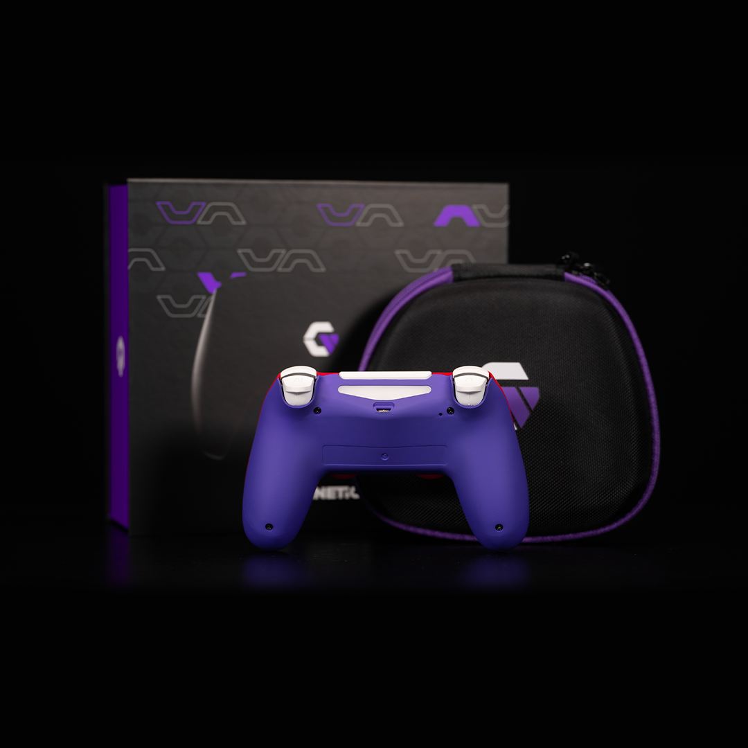 Red Purple PS4 with Interchangeable Sticks